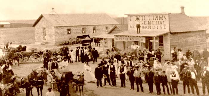 Nicodemus, Kansas, 1885.