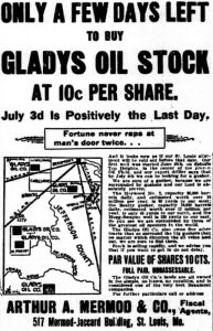 Gladys Oil Stock