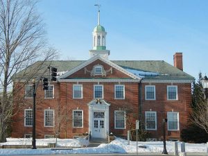 Town Hall in Reading, Massachusetts courtesy Wikipedia.