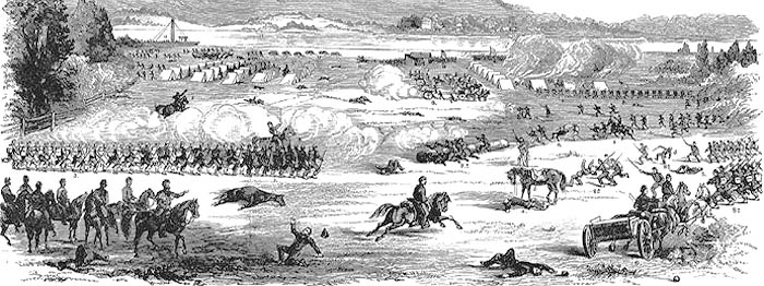 Civil War Battle of Belmont, Missouri.