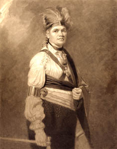 Mohawk Chief by John r. Smith, 1776.