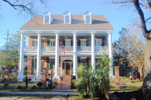Garden District Mansion in New Orleans, Louisiana by Dave Alexander.