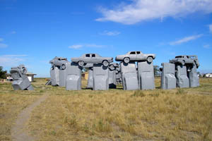 Carhenge near Alliance, Nebraska by Kathy Alexander.