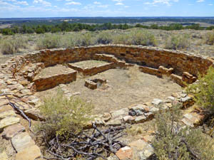Atsinna Pueblo at the El Morro National Monument in New Mexico.
