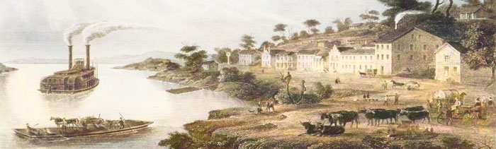 Westport Landing, Missouri 1853.