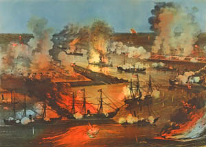 The capture of Fort Jackson and Fort Philip, Louisiana.