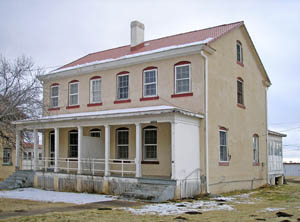 Fort Bayard, New Mexico building by Kathy Alexander.