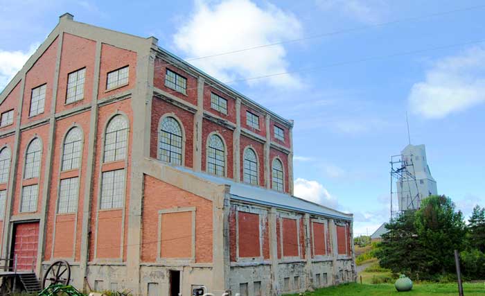 Quincy Mine Hoist Building, photo by Kathy Alexander.