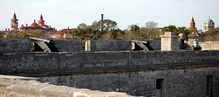 View of St Augustine from Castillo De San Marcos