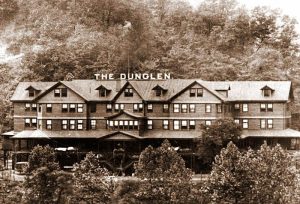 Dunglen Hotel across the river from Thurmond, West Virginia.