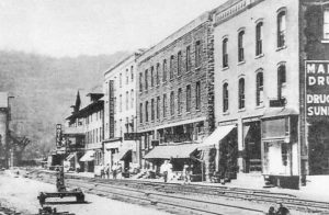 Thurmond's Commercial District during its prime.