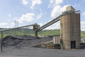 Marshall County, West Virginia Coal Yard by Carol Highsmith
