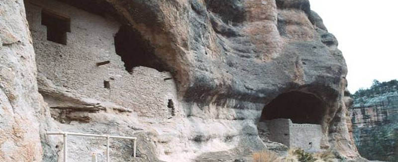 Gila Cliff Dwellings by the National Park Service.