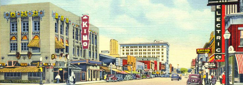 Kimo Theatre, Albuquerque, New Mexico Postcard.