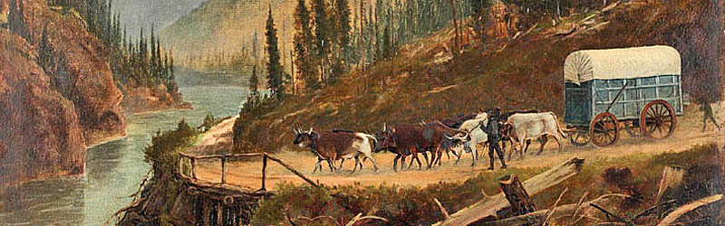 Prairie Schooner by Edward Roper, 1887.