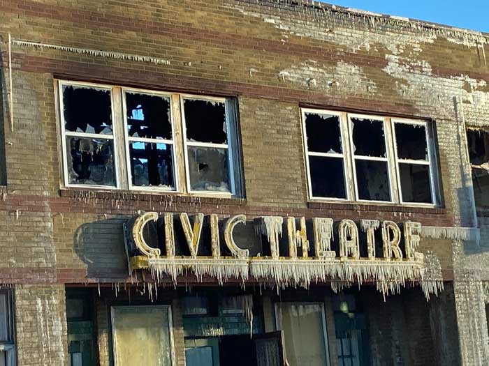 Osceola MO - Civic Theatre Fire 01-22