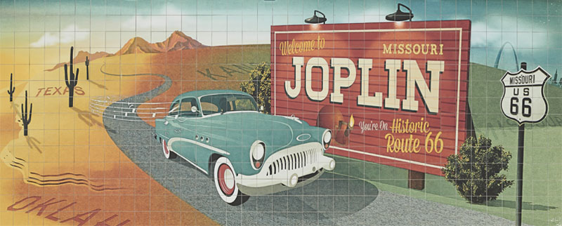 Joplin, Missouri Mural by Carol Highsmith.