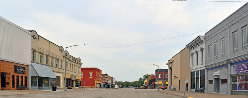 Broadway Avenue, Abilene, Kansas by Kathy Alexander.