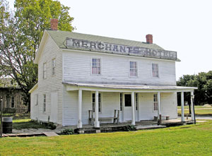 The old Merchant Hotel has been reconstructed in Abilene Old Town by Kathy Alexander.