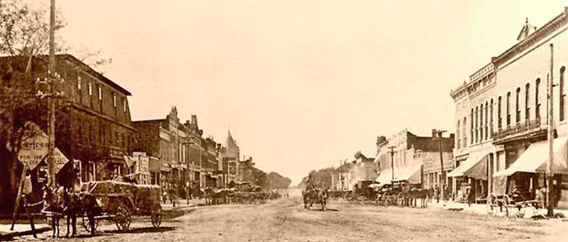 Council Grove, Kansas, 1885.