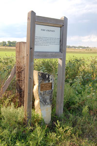 Site of Fort Atkinson near Dodge City, Kansas by Kathy Alexander.