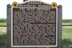 Vieux Crossing Historical Marker