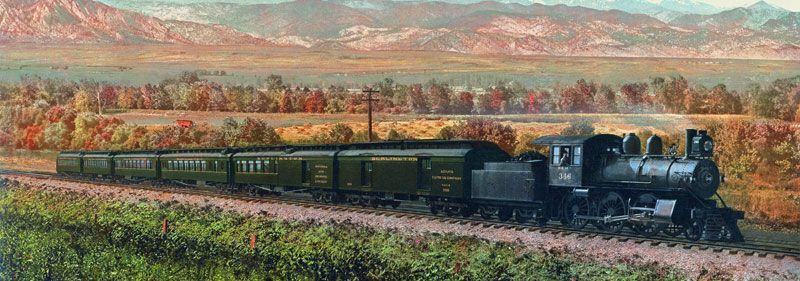 Burlington & Missouri River Railroad by Detroit Publishing, 1900.