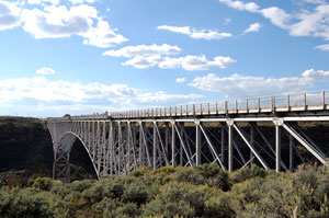 John Dunn Bridge in Taos County, New Mexico.