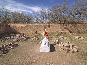 Tumacacori Mission Cemetery in Arizona by Carol Highsmith.
