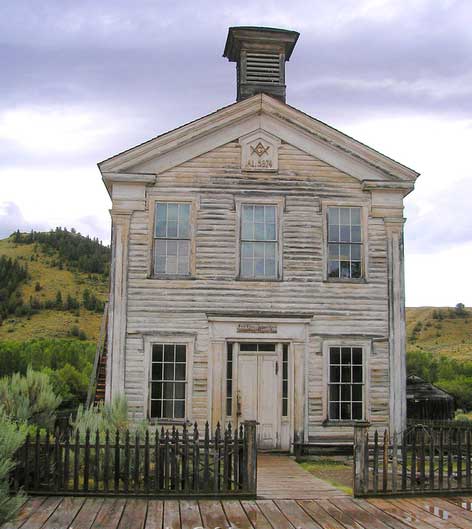 Masonic Lodge in Bannack, 2008