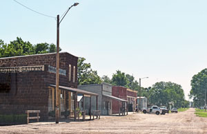 Brookville, Kansas Business District by Kathy Alexander.