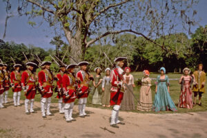 Re-enactors at Fort Frederick, Georgia, courtesy of the National Park Service.
