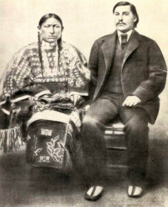 George Bent and his first wife, Magpie.