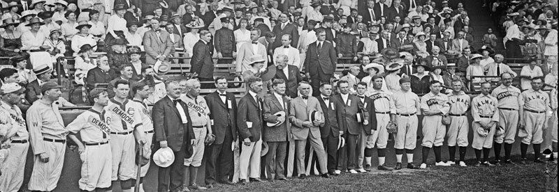 Baseball players in South Carolina, 1917.