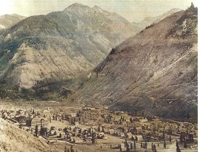 Telluride, Colorado after the turn of the 20th Century. 