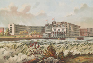 International Hotel at Niagara Falls, New York, 1876.