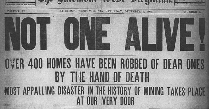 Fairmont, West Virginia Newspaper, December 7, 1907