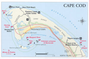 Cape Cod, Massachusetts Map