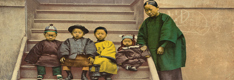 Chinese family by Detroit Photographic Co., about 1900.
