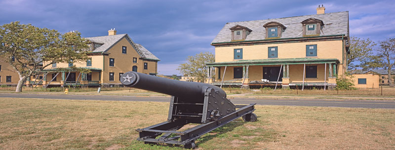 Commanding Officer's Quarters at Fort Hancock, Sandy Hook, New Jersey by Todd A. Croteau, 2016.