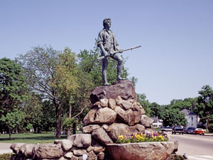 Minute Man statue in Lexington, Massachusetts by Carol Highsmith.