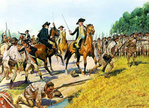 The American Revolution in Monmouth, New Jersey.