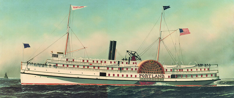 Portland Steamship by Antonio Jacobsen, 1891.