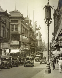 San Francisco, California Chinatown by Arnold Genthe about 1915.