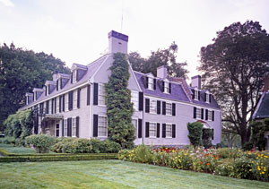 The "Old House," home to two presidents: John and John Quincy Adams. As of this notation in the early 21st Century it has passed out of family hands. Photo by Carol Highsmith.