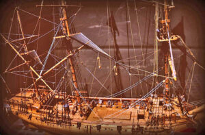 Model of the pirate ship Whydah, courtesy Wikipedia.