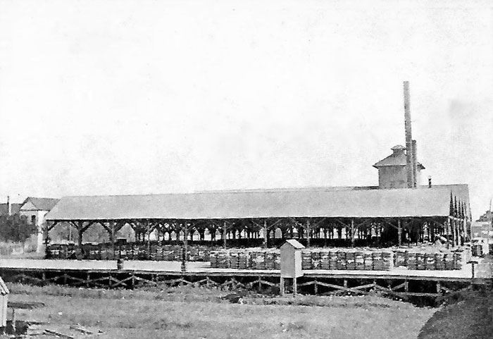 Cotton Compress in Navasota, Texas.