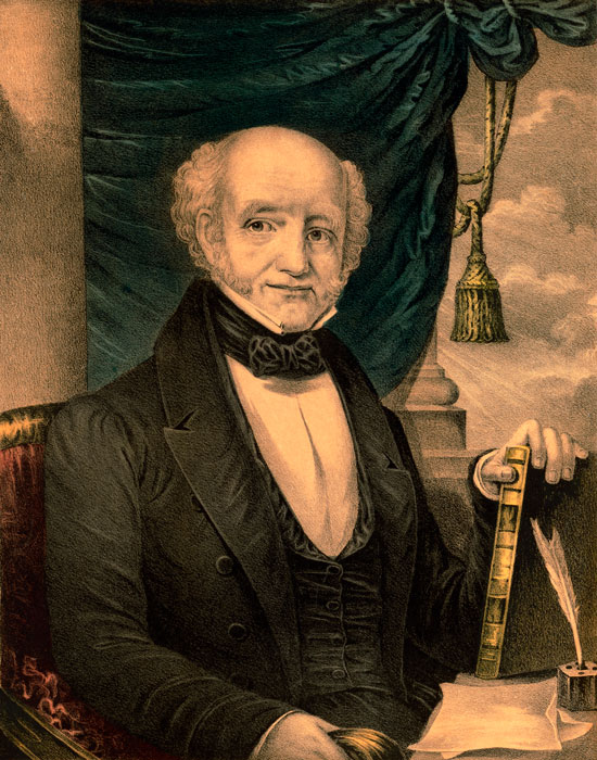 President Martin Van Buren by N. Currier.