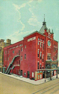 First Orpheum Theatre in Kansas City, Missouri.