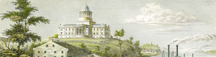 Jefferson City, Missouri in about 1855.